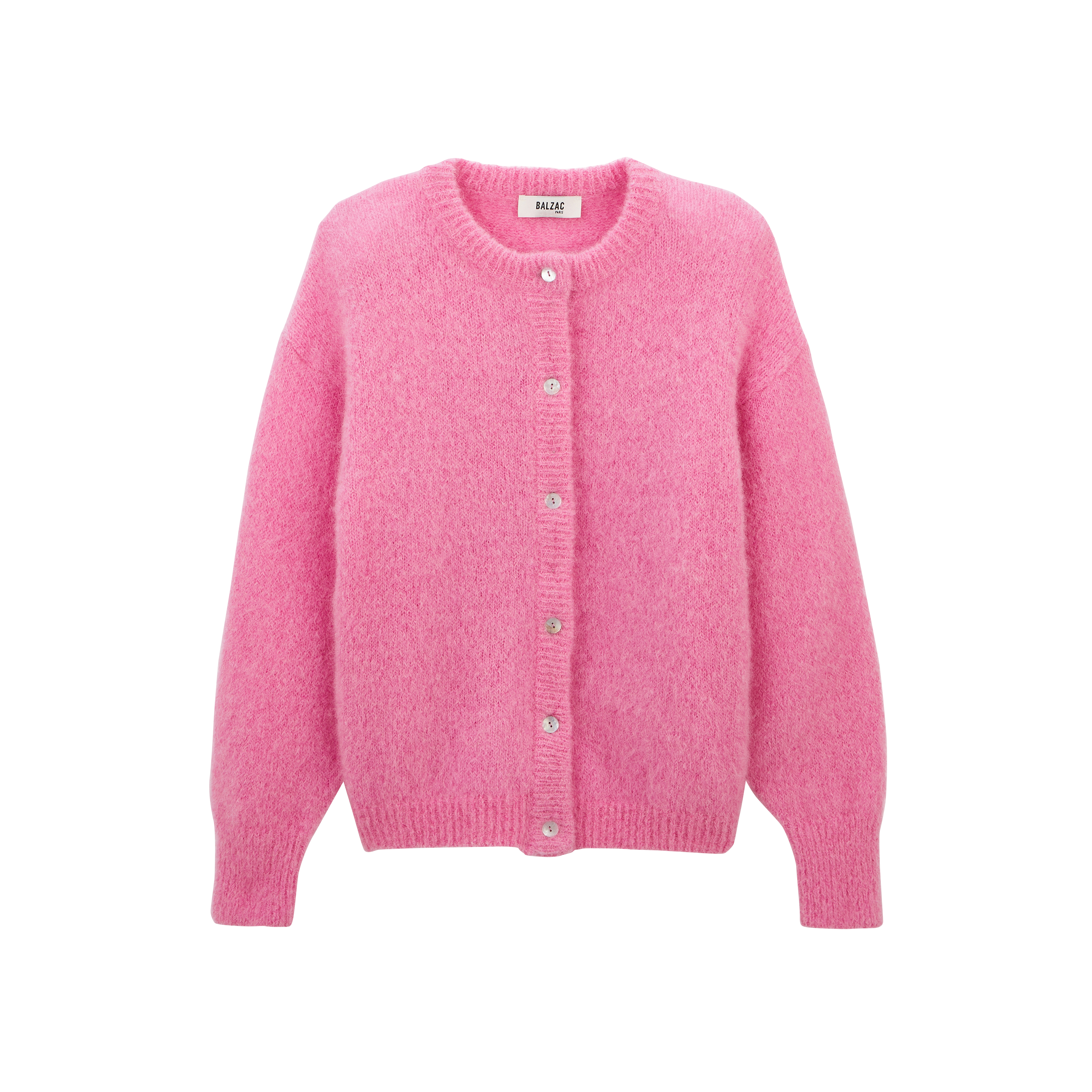 Candy pink softness cardigan