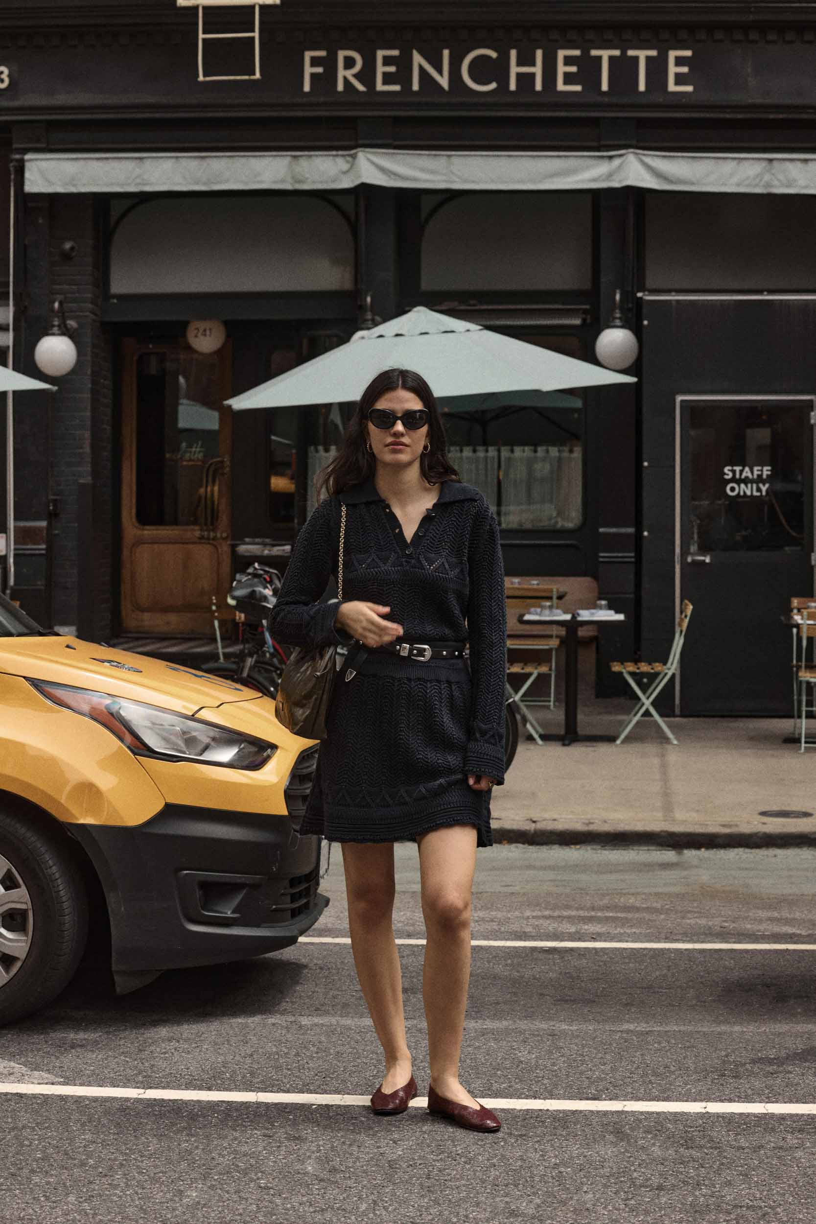 Gwena navy polo shirt