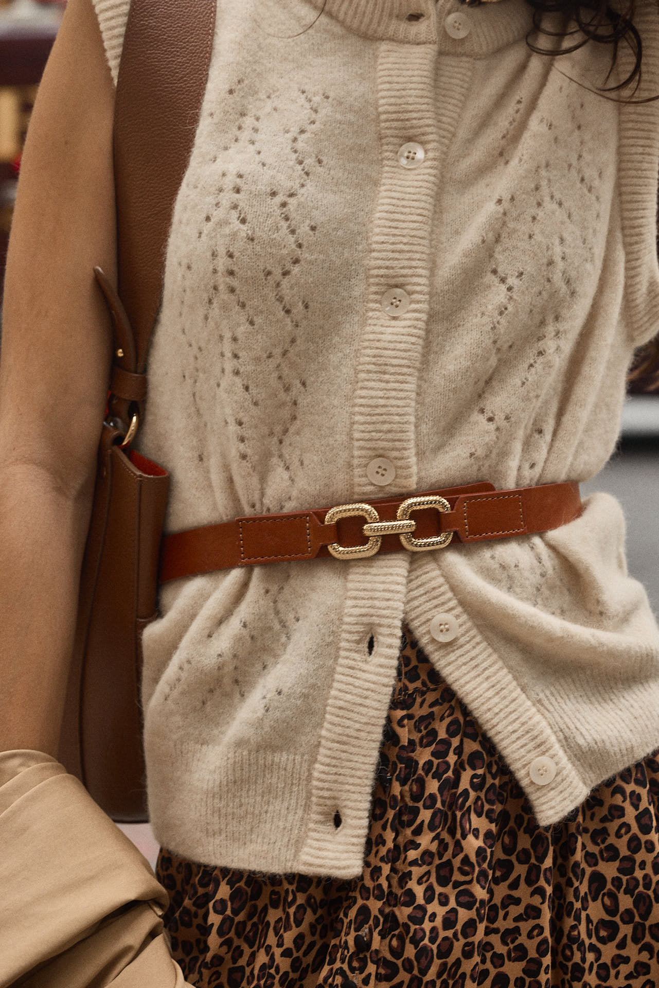 Brooke ecru cardigan