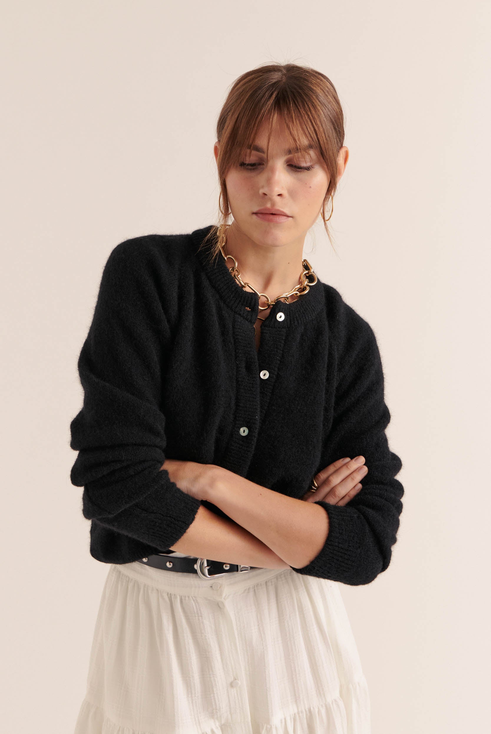 Black Come cardigan