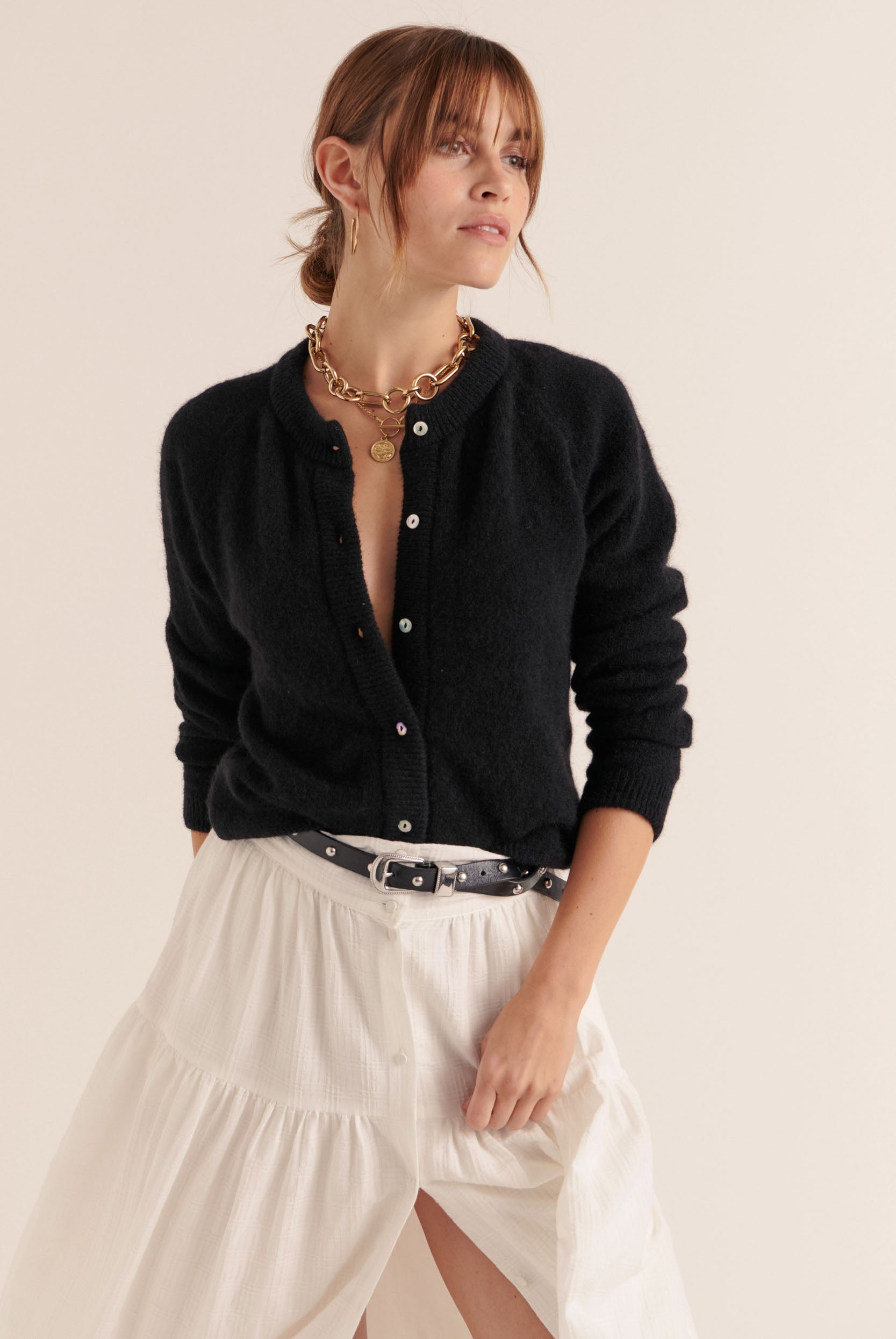 Black Come cardigan