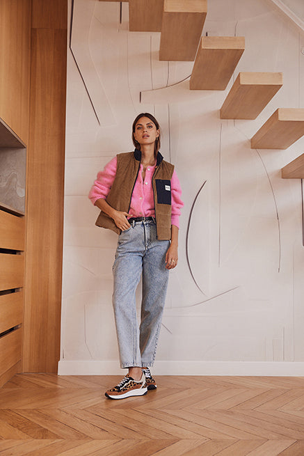 Candy pink softness cardigan