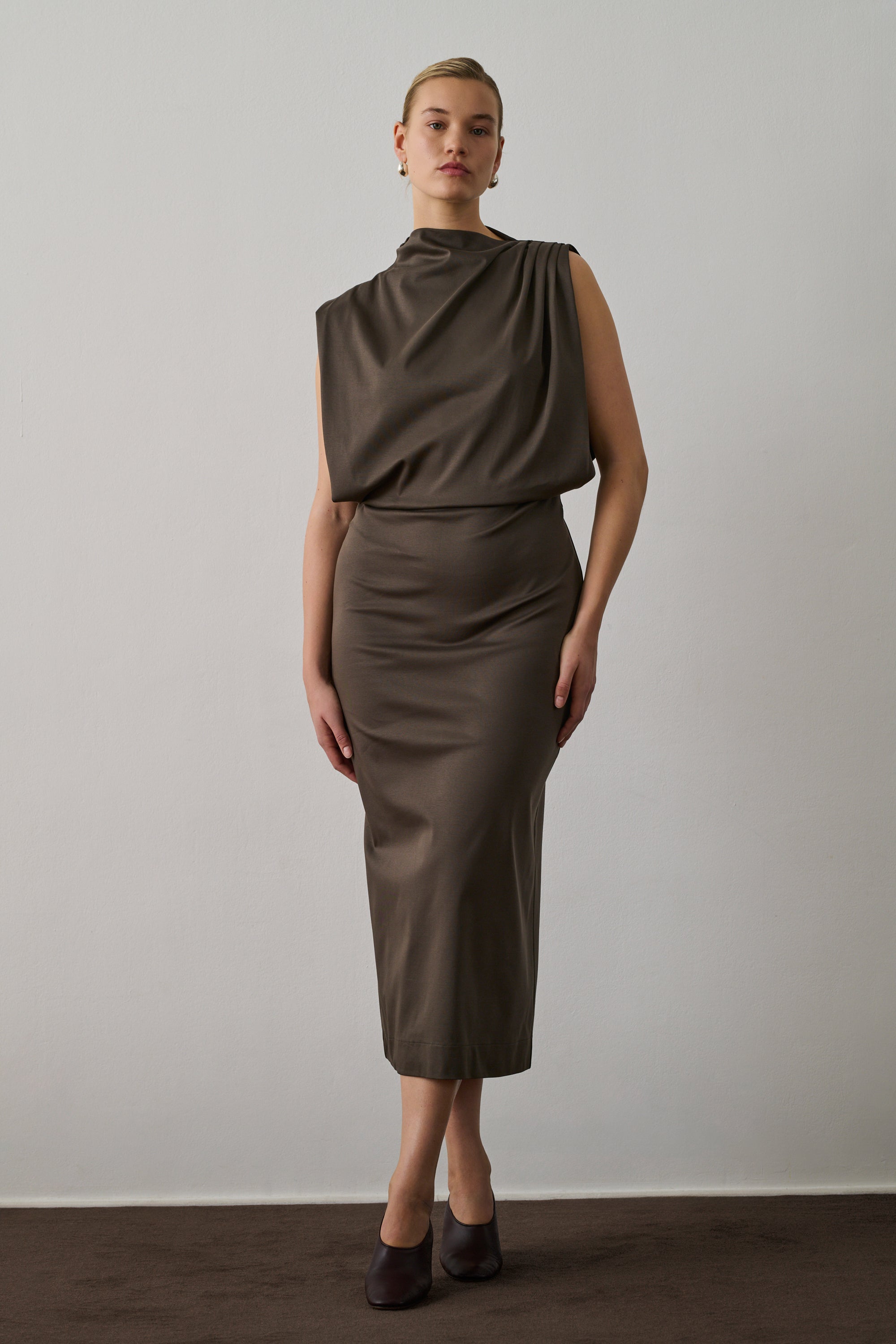 ROBE GEMMA MARRON