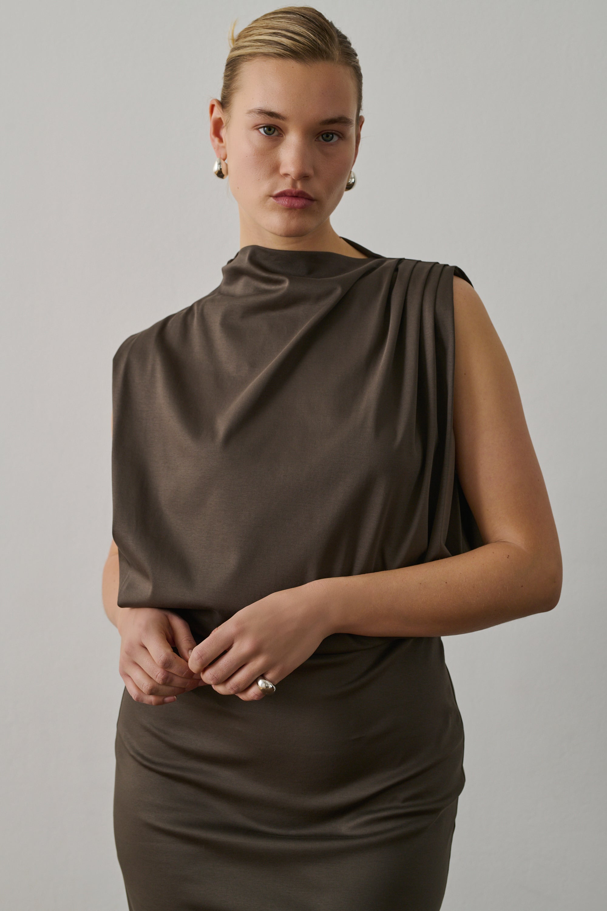 ROBE GEMMA MARRON