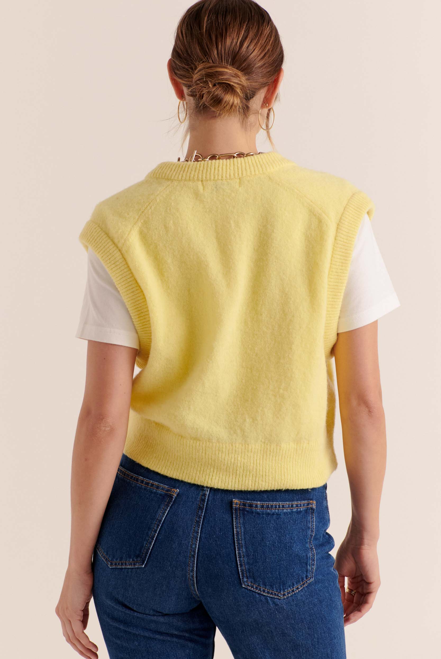 Brooke Yellow Cardigan