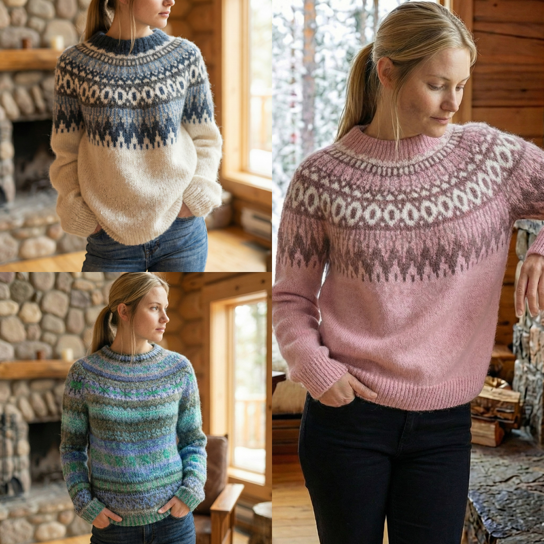 Ardent - Pull Vintage Nordique Doux