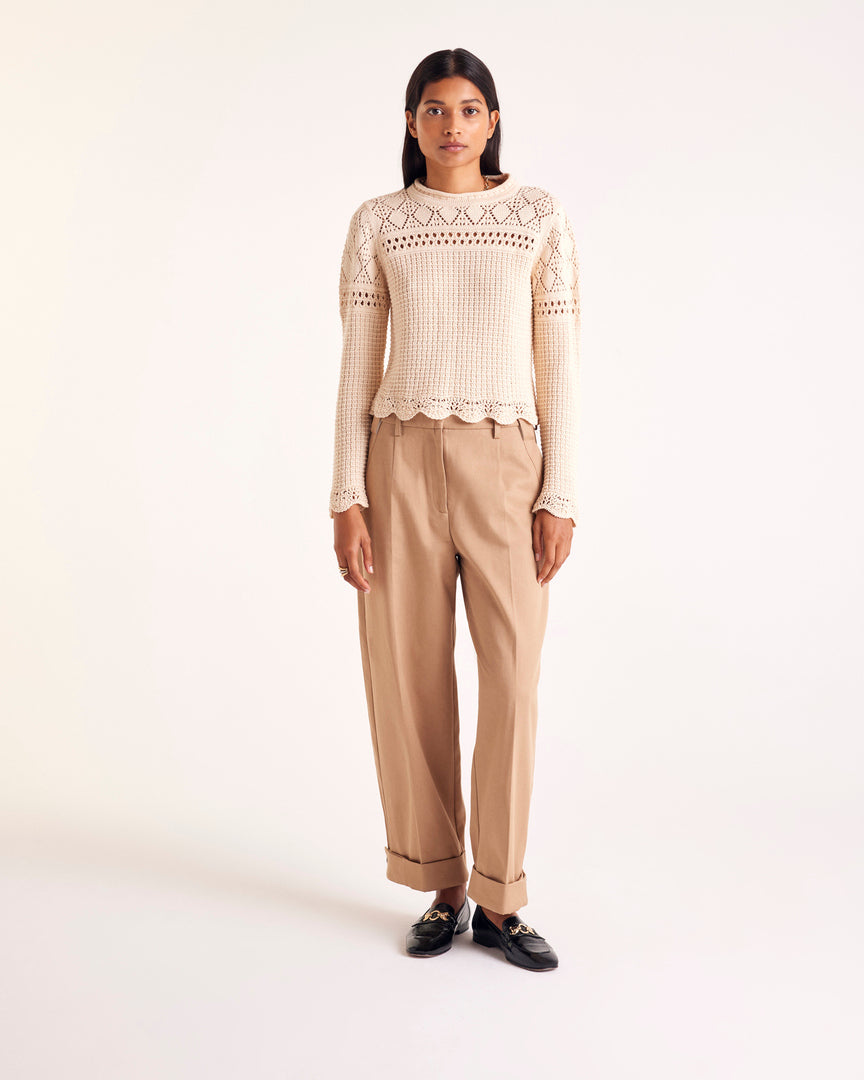 Salvador ecru sweater