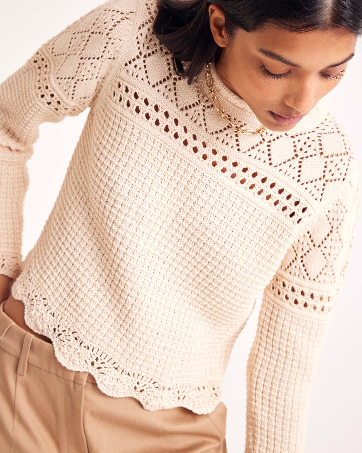 Salvador ecru sweater