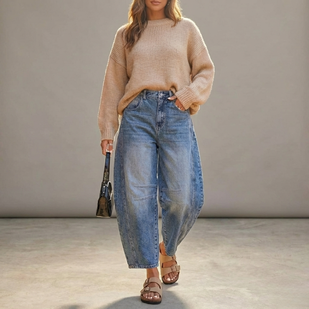 Josefien – Vintage Wide Denim