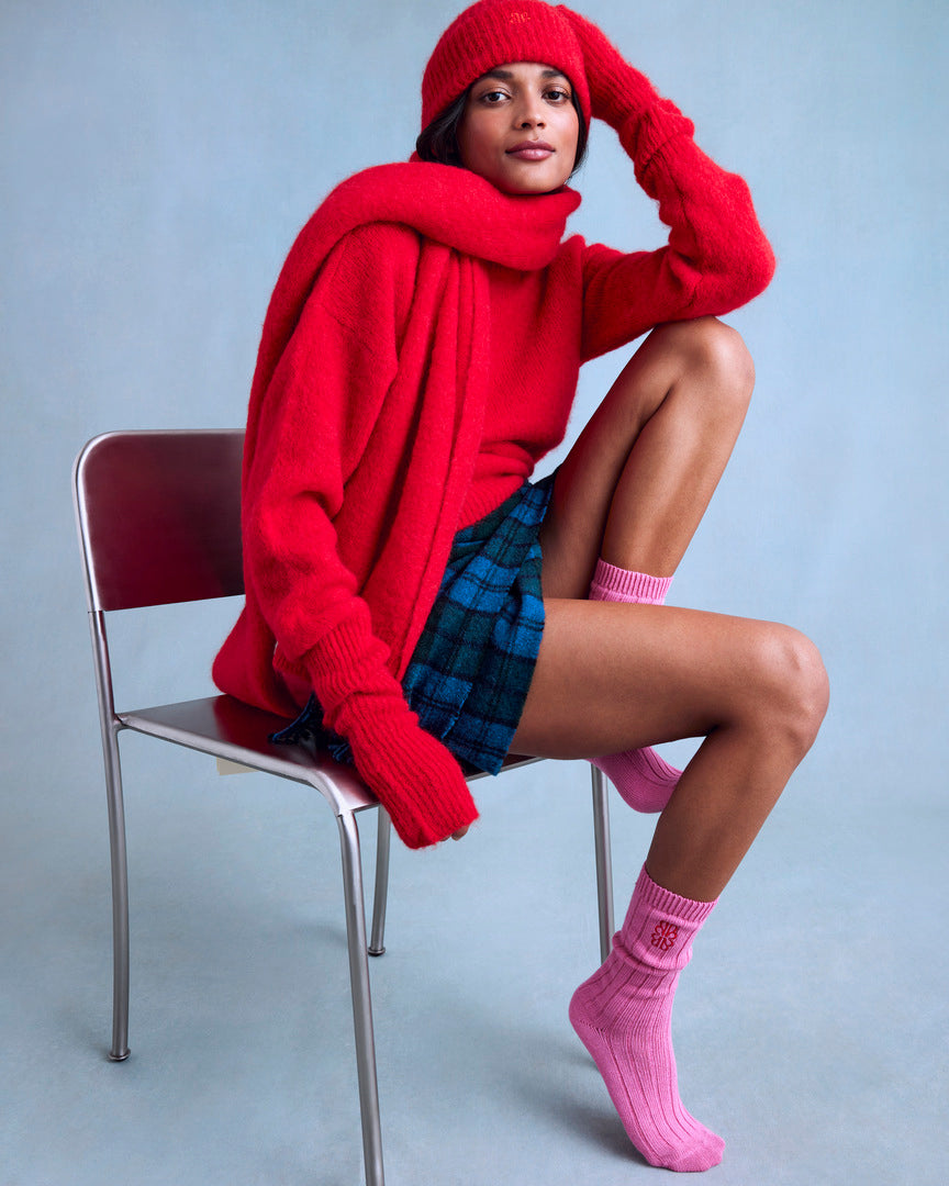 Bright Red Doudou Sweater
