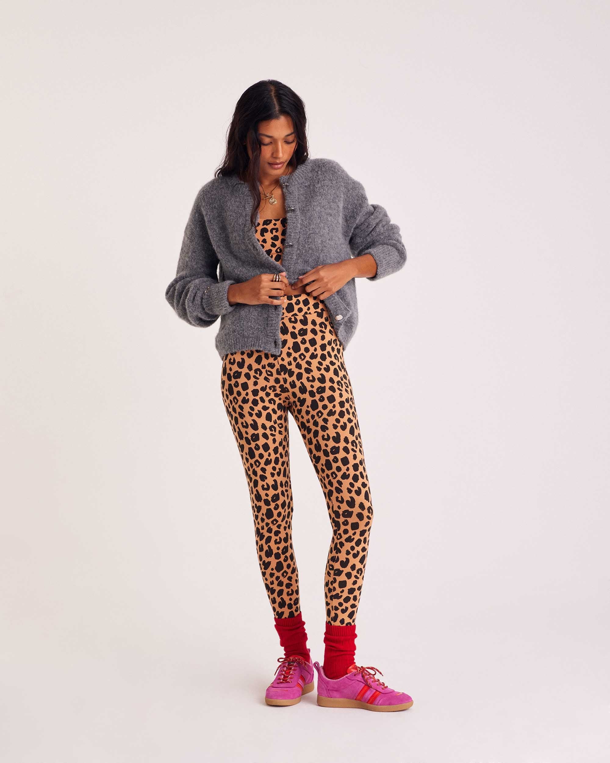 Light gray softness cardigan