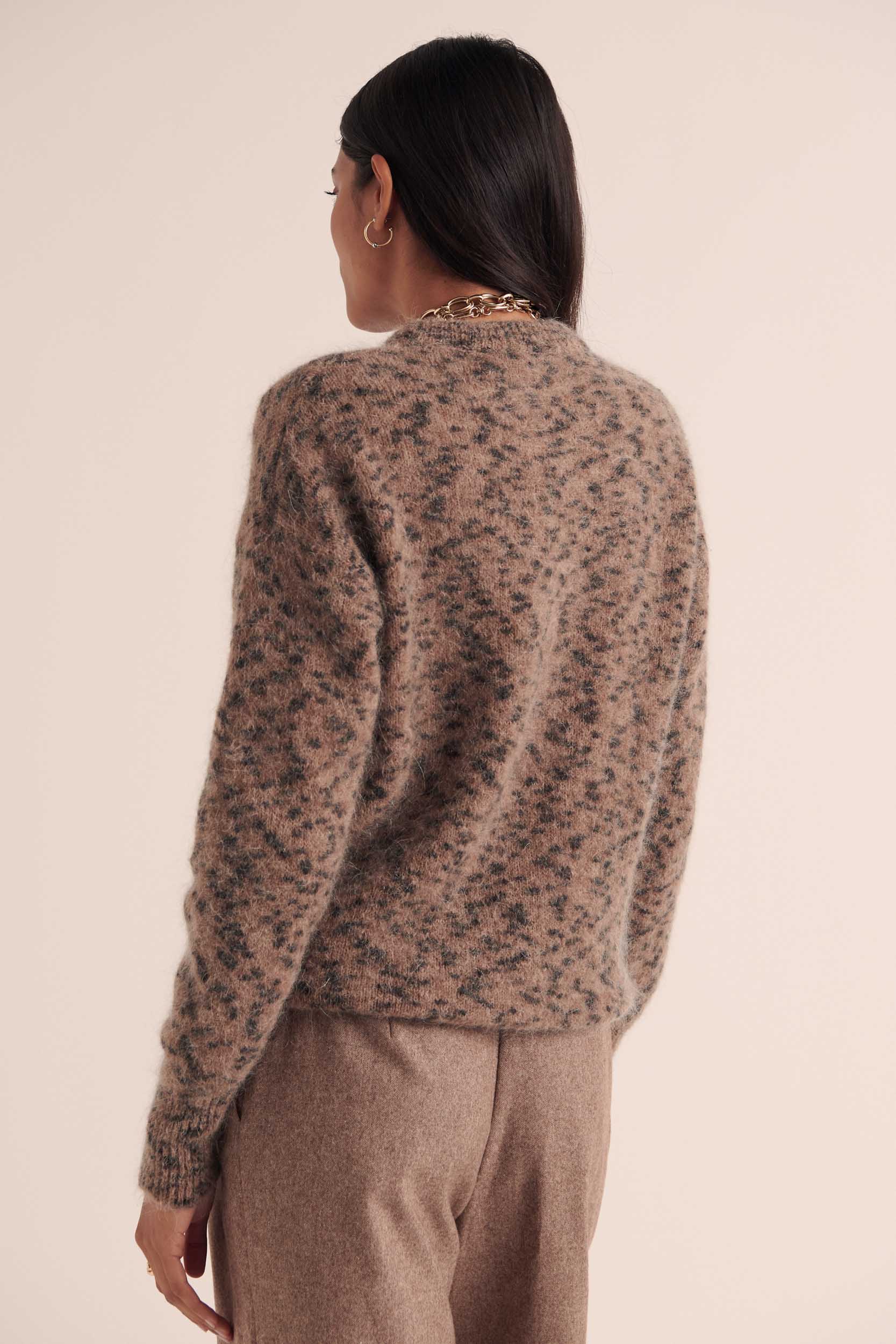 Spotted sand cheetah Doudou sweater