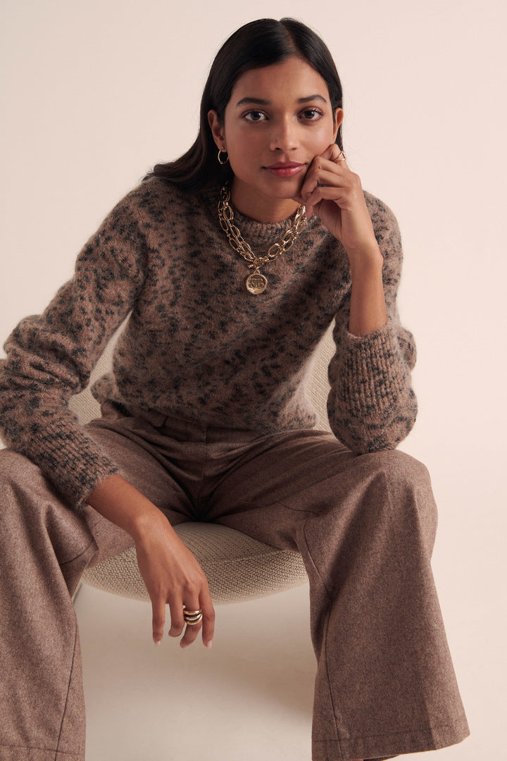 Spotted sand cheetah Doudou sweater