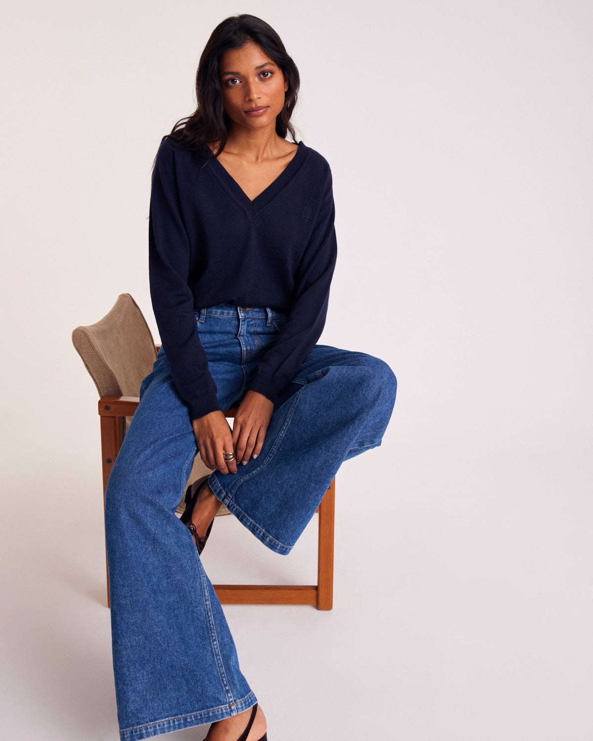 Victoria navy blue sweater