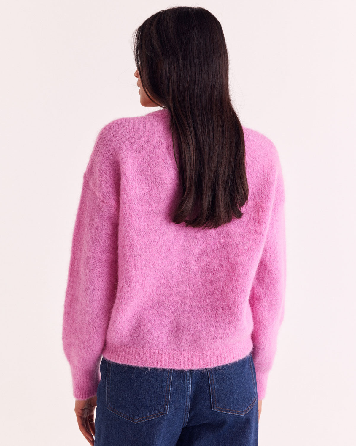 Candy pink softness cardigan
