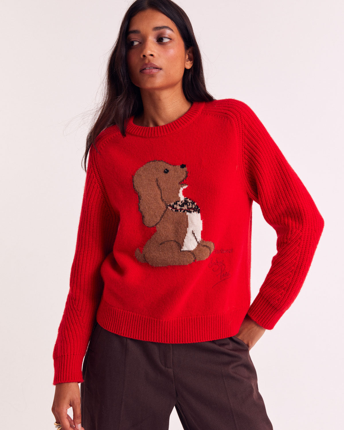 Barbour x BP Red Doug Sweater