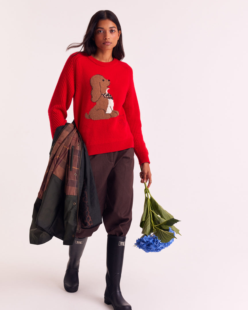 Barbour x BP Red Doug Sweater