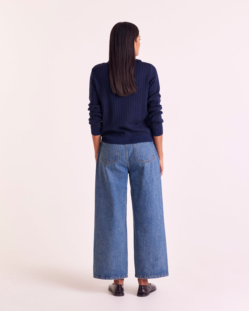 Navy Tadeo Polo Shirt