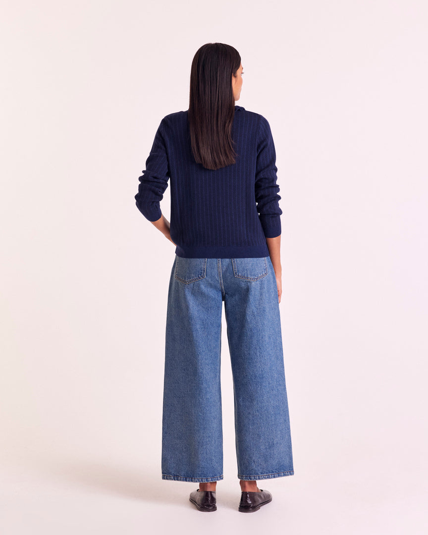 Navy Tadeo Polo Shirt