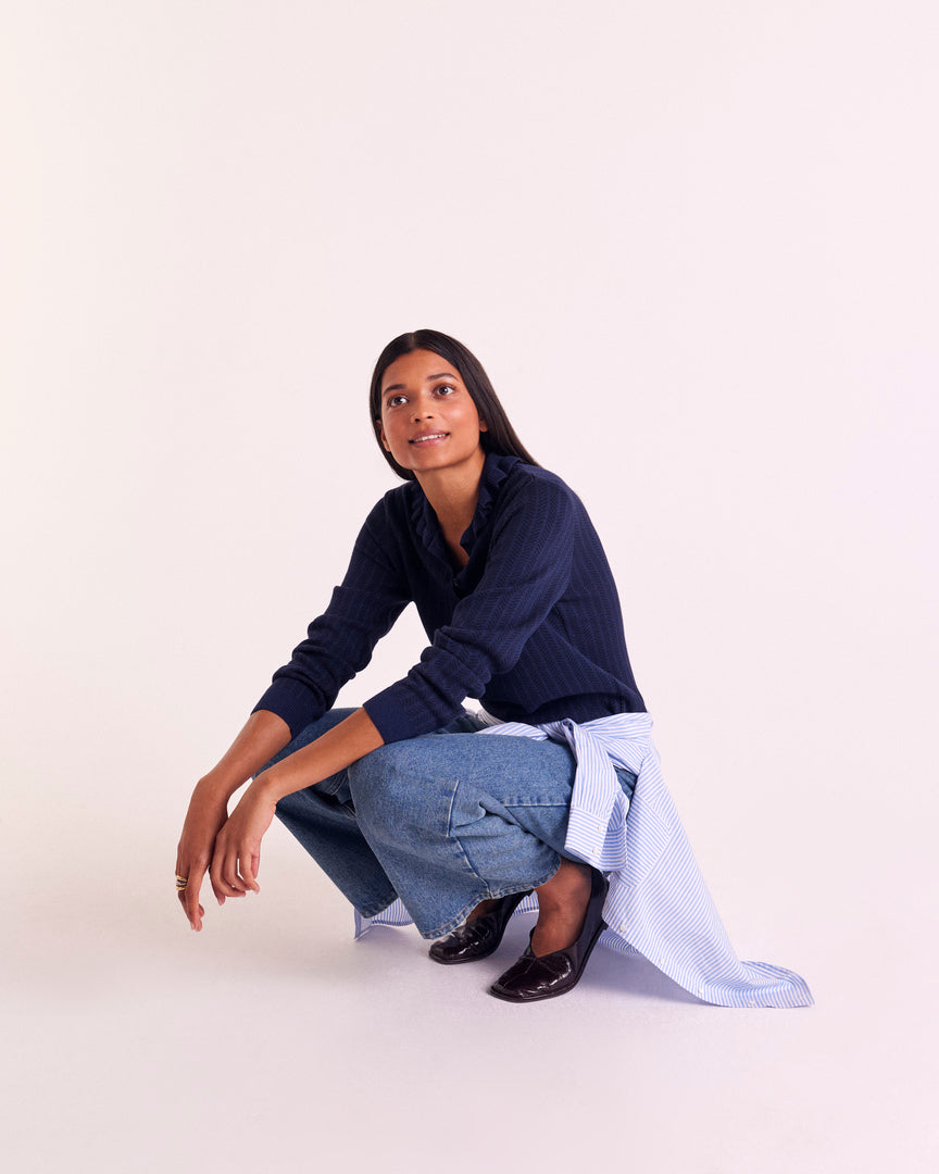 Navy Tadeo Polo Shirt