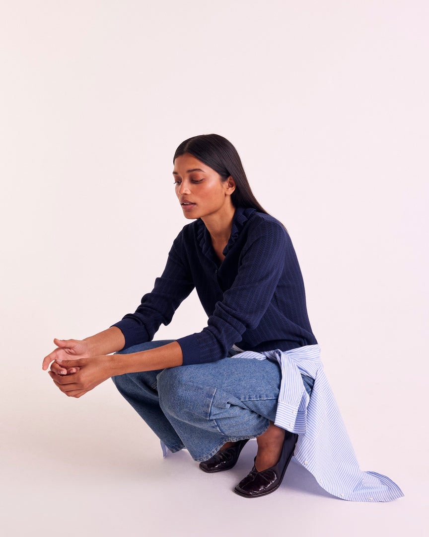 Navy Tadeo Polo Shirt