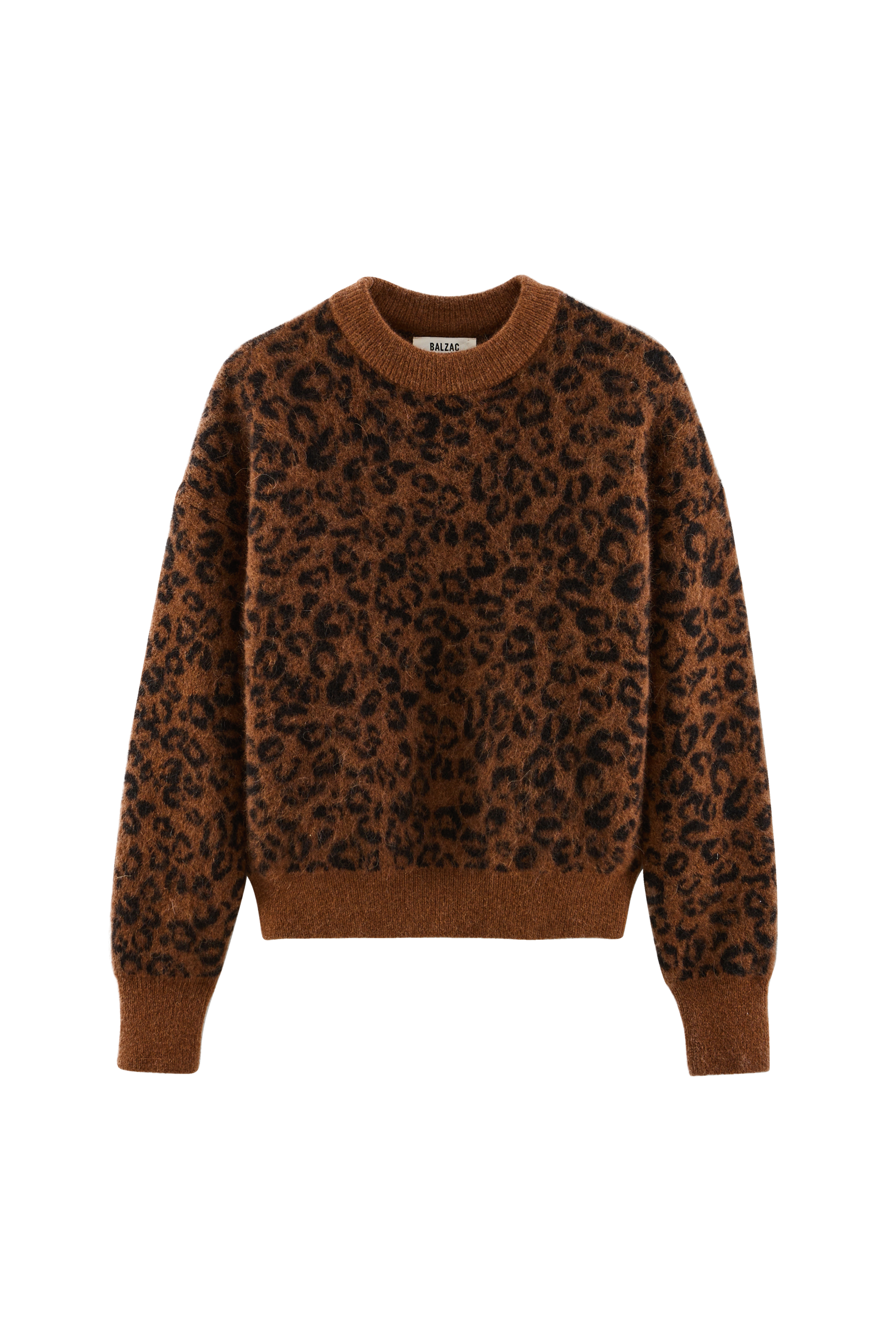 Fawn Leopard Doudou Sweater
