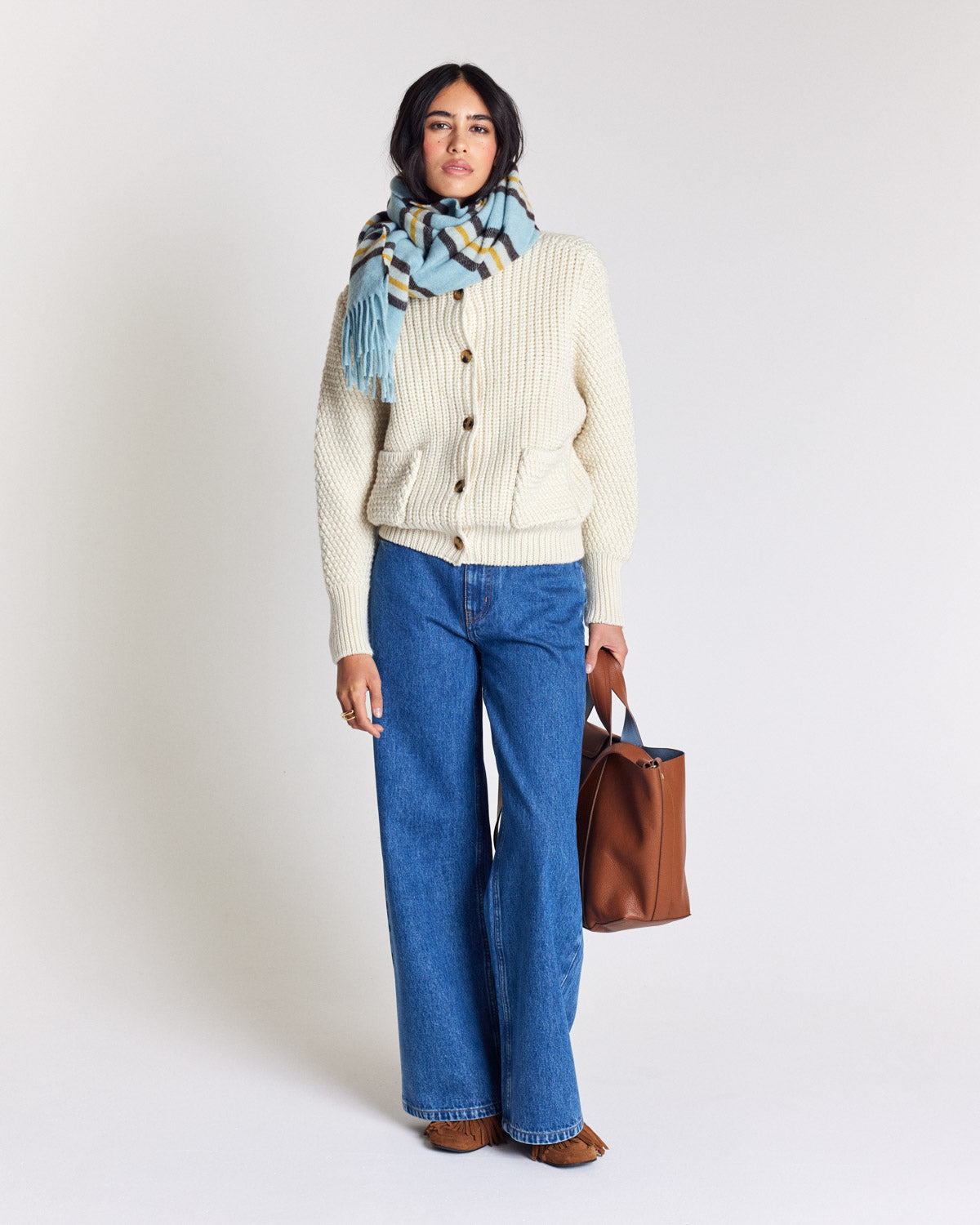 Ecru Marcel cardigan