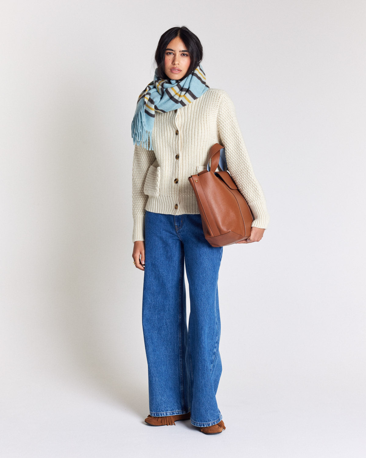 Ecru Marcel cardigan