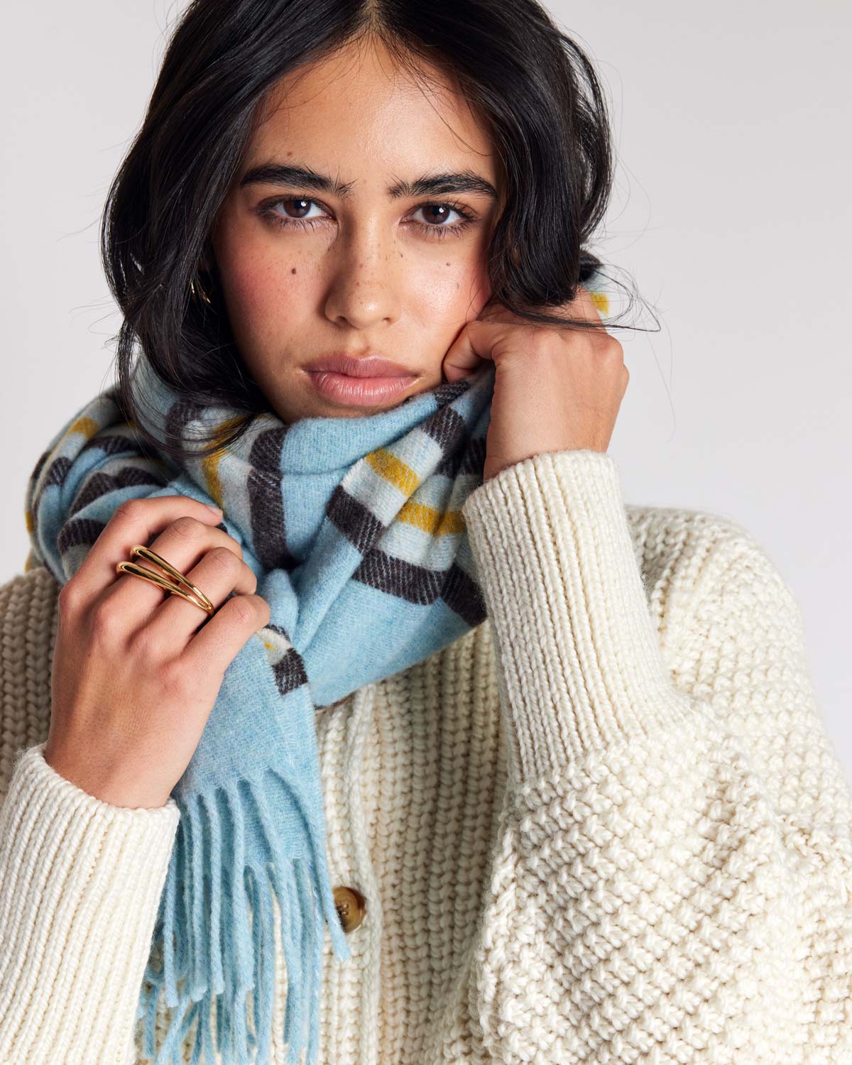 Ecru Marcel cardigan