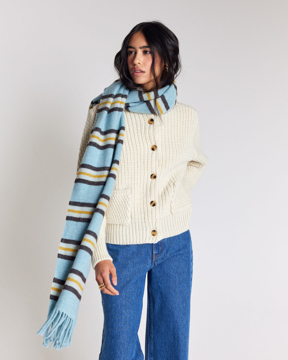 Ecru Marcel cardigan