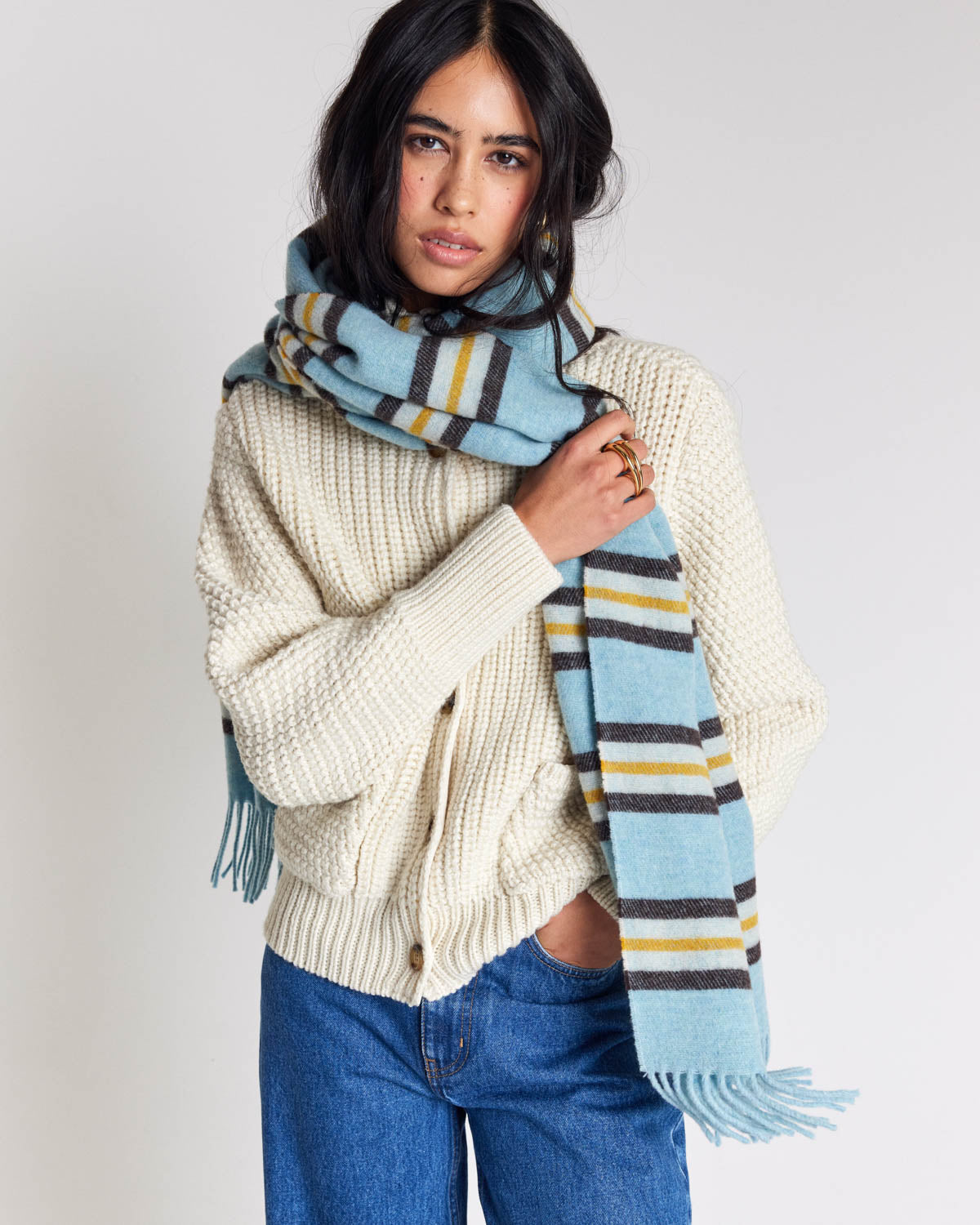 Ecru Marcel cardigan