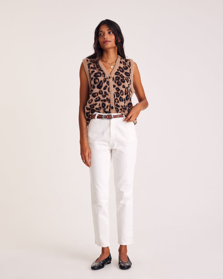 Constant leopard vest