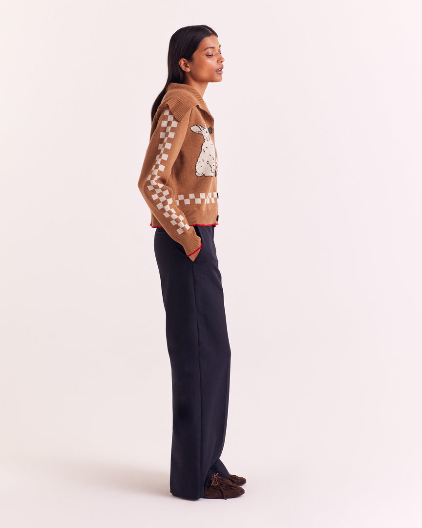 Hazelnut Cécile Rabbit Cardigan