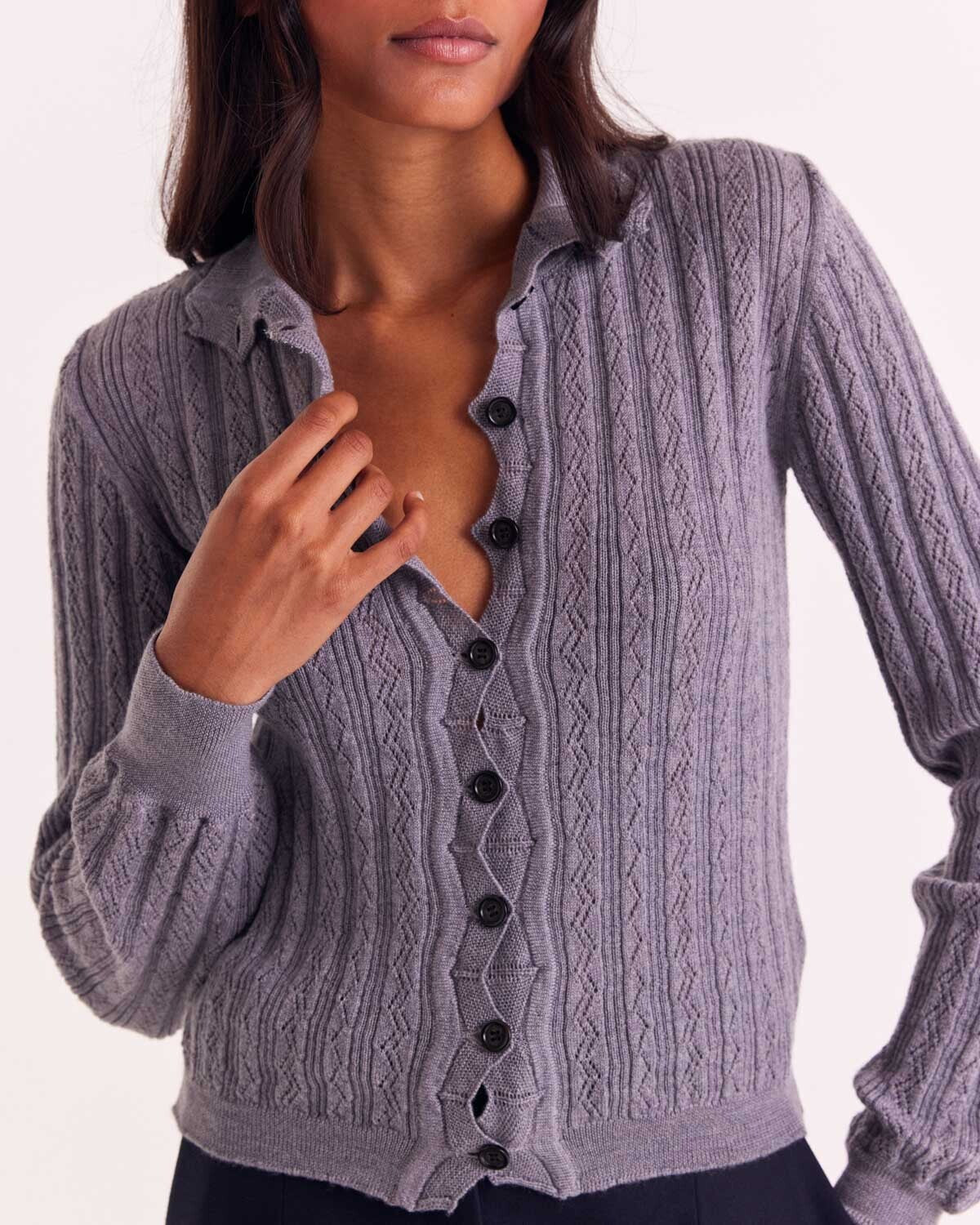 Odile gray cardigan