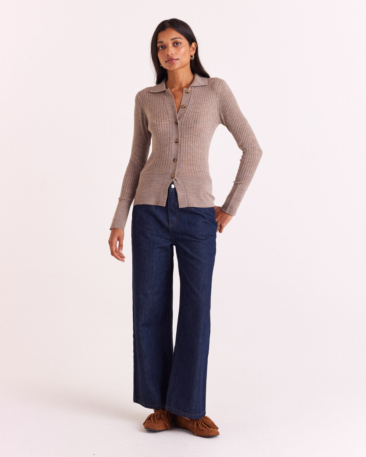 Beige Ombeline Cardigan