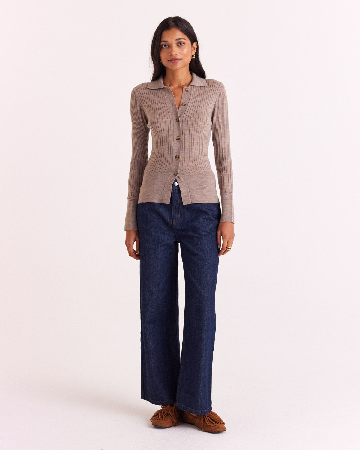 Beige Ombeline Cardigan