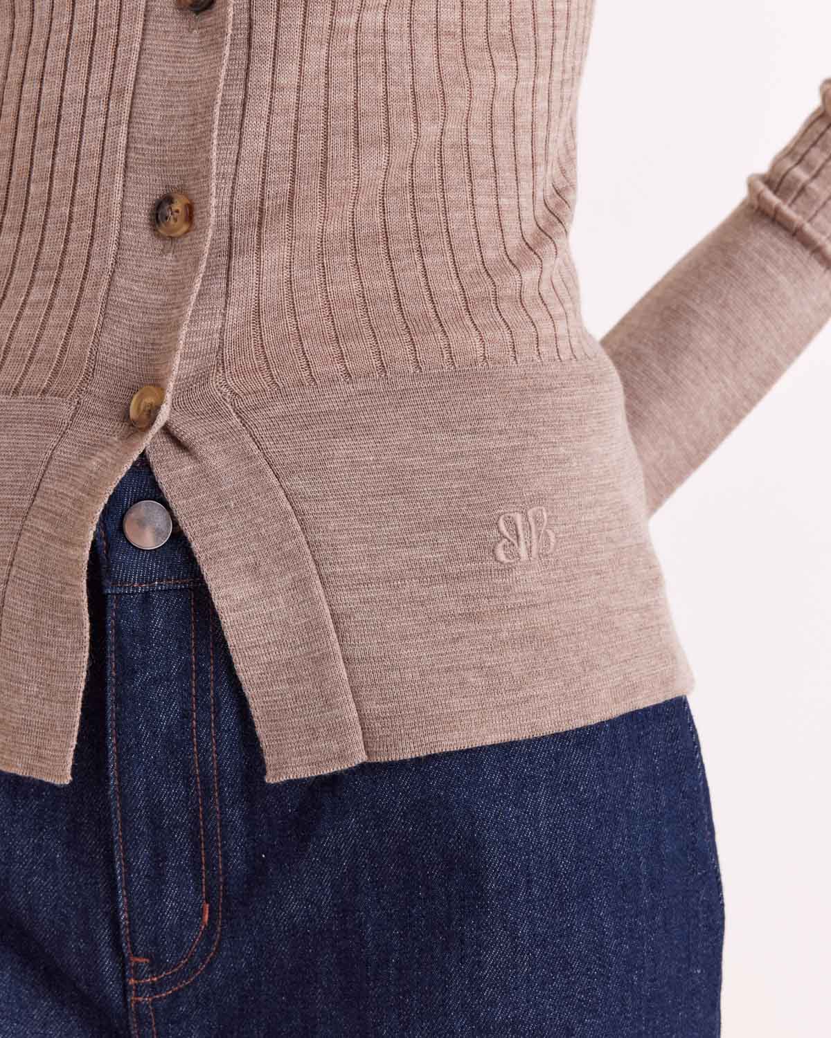 Beige Ombeline Cardigan