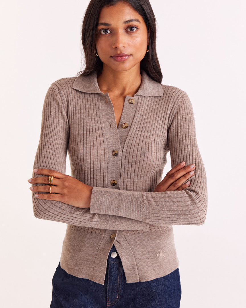 Beige Ombeline Cardigan