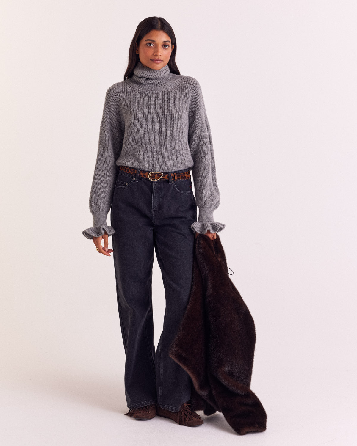 Adam heather gray sweater