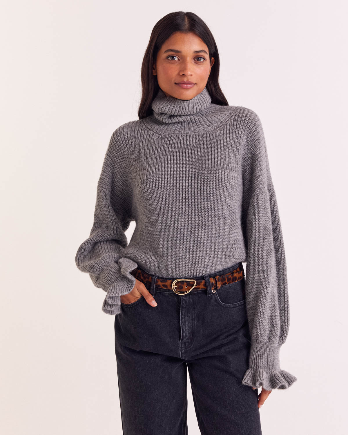 Adam heather gray sweater