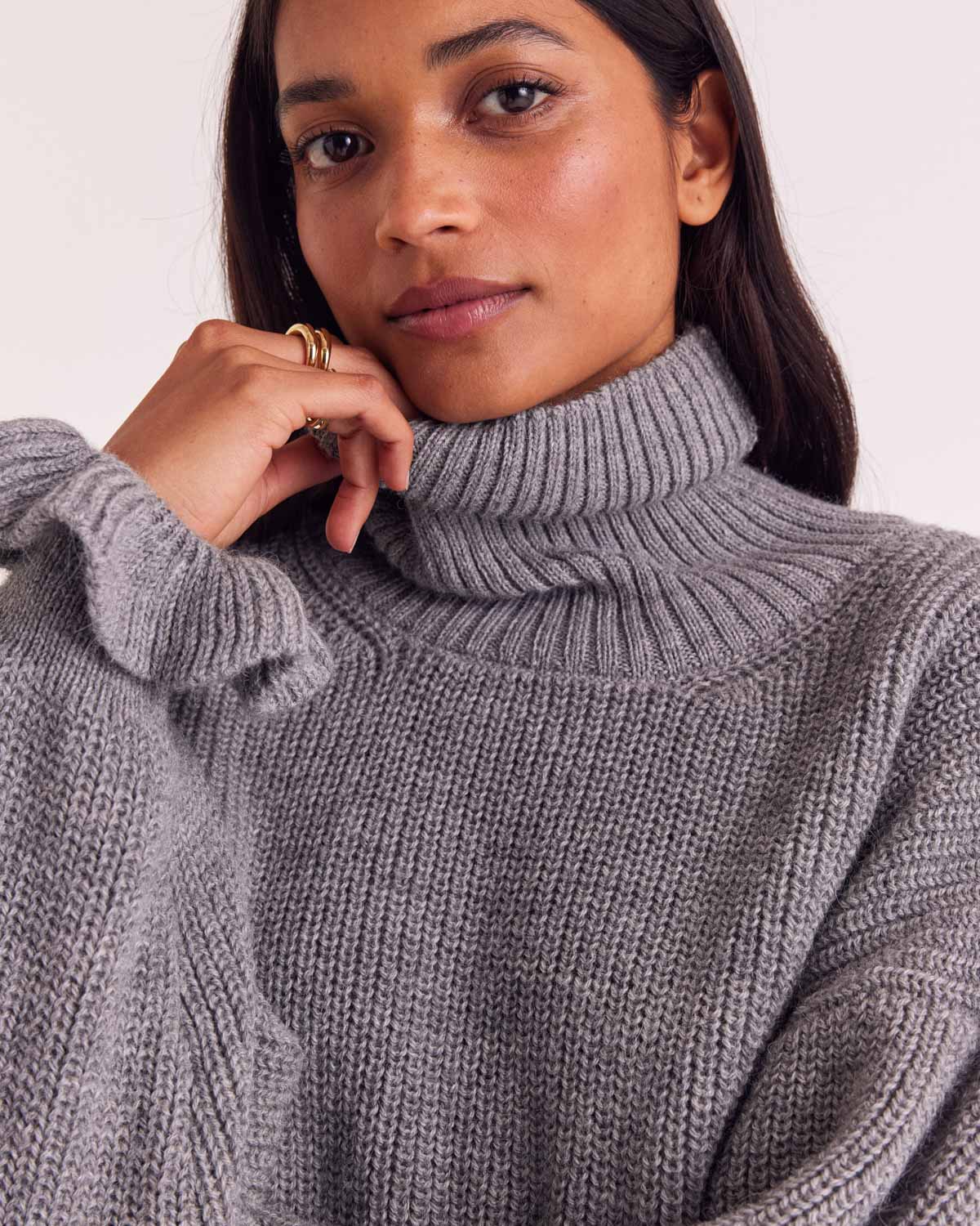 Adam heather gray sweater