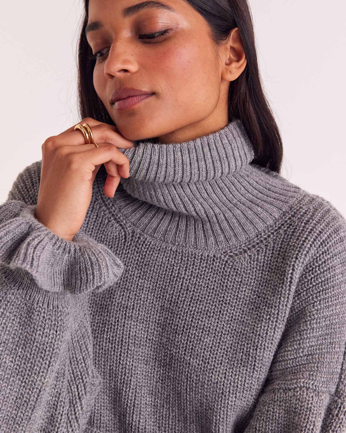 Adam heather gray sweater