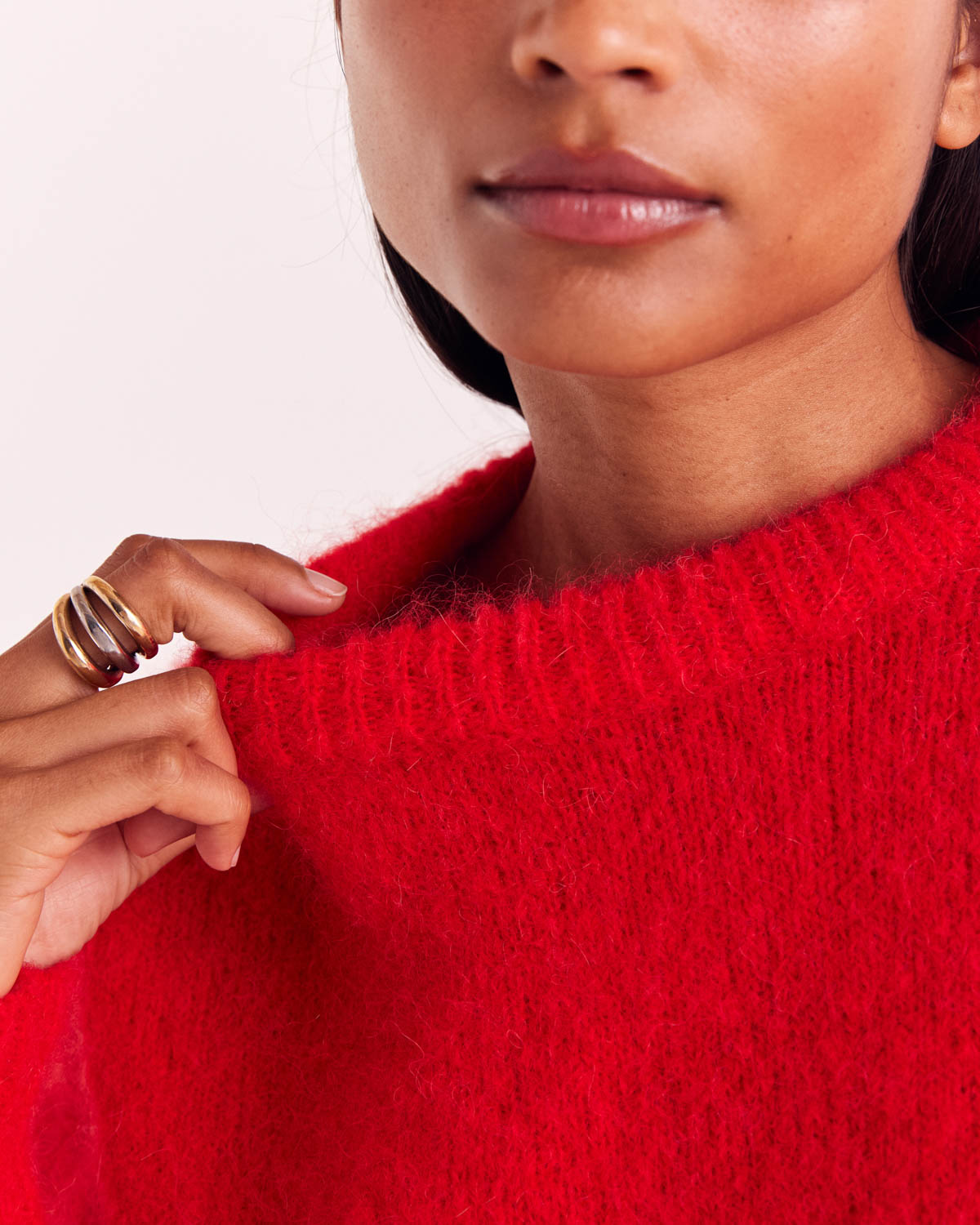 Bright Red Doudou Sweater