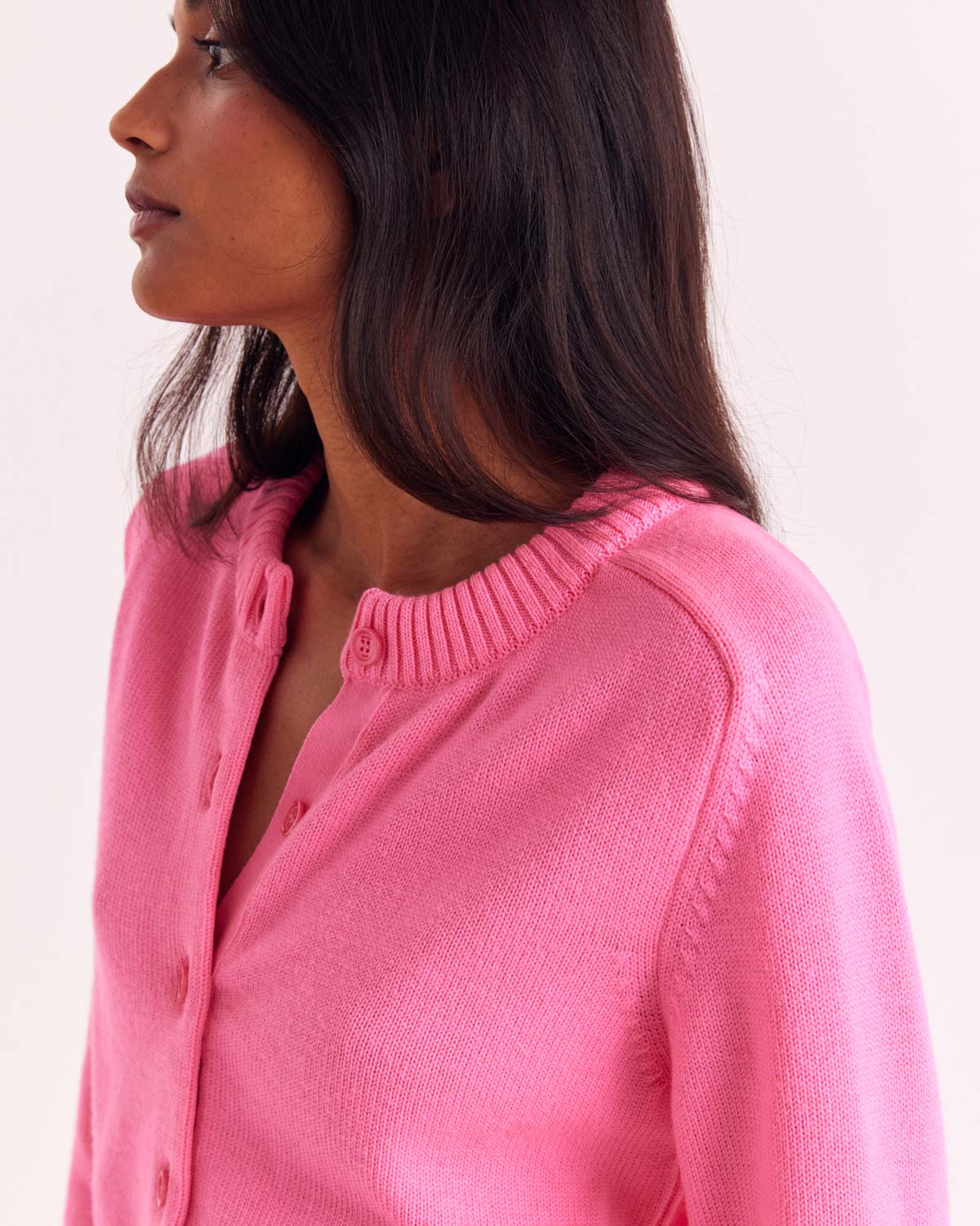 Scott Cardigan Hot Pink