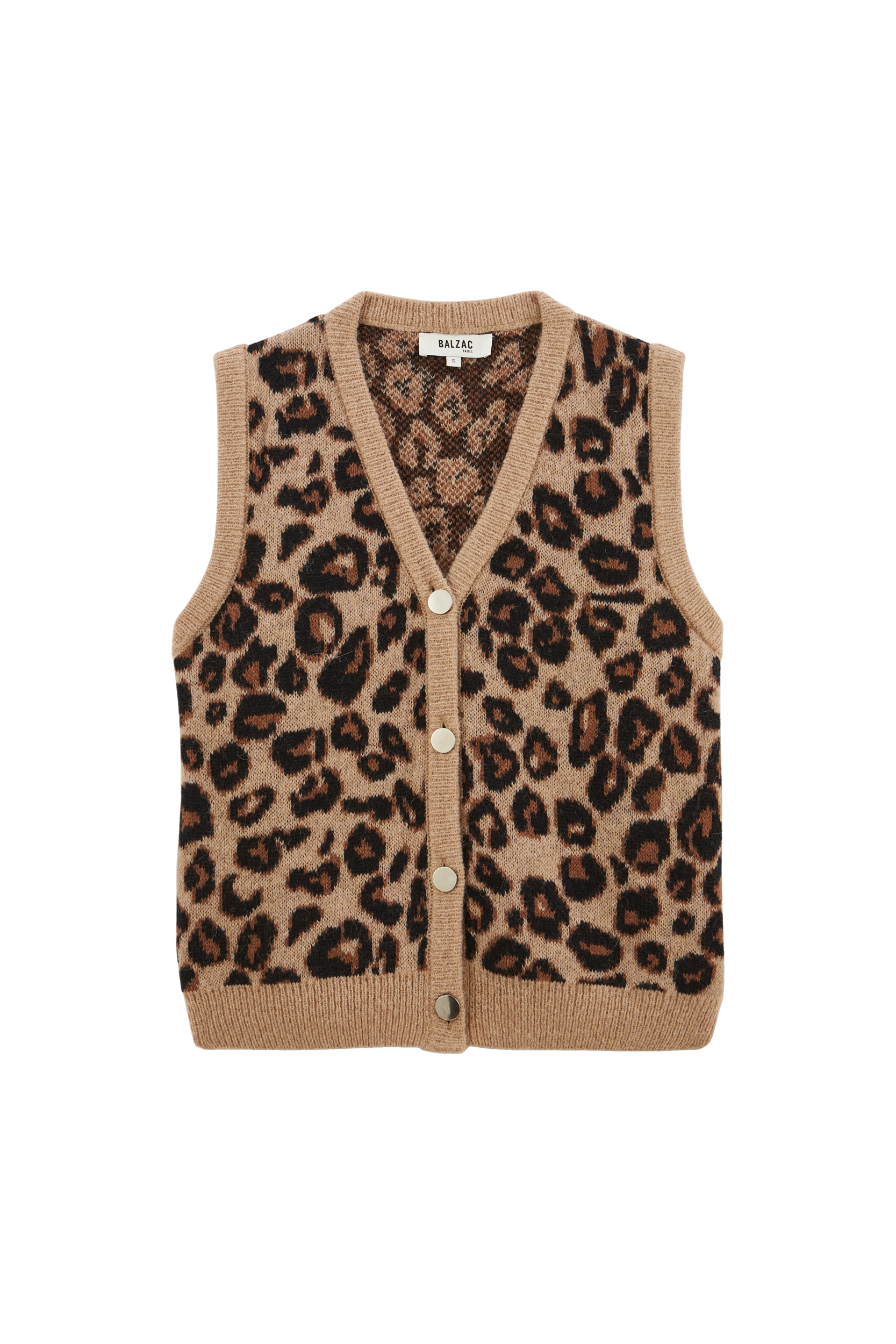 Constant leopard vest