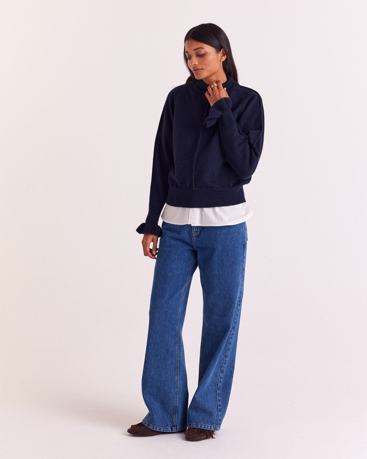 Navy blue Solène sweater