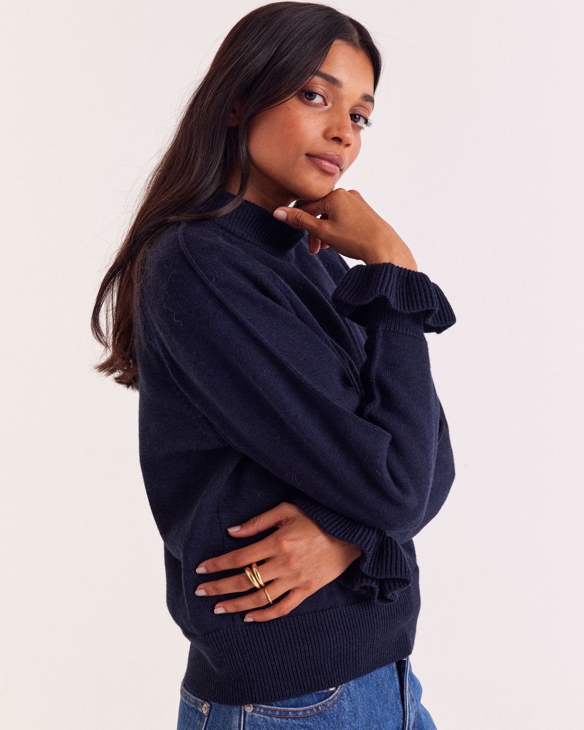 Navy blue Solène sweater