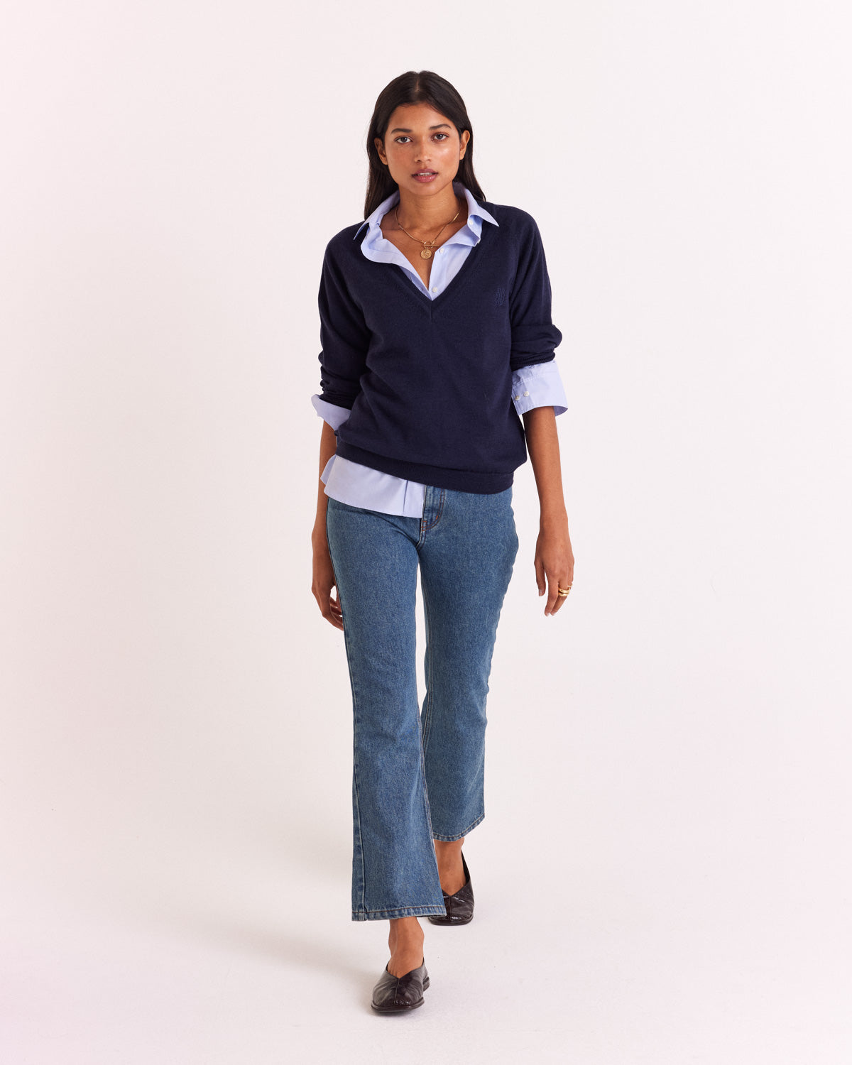 Victoria navy blue sweater