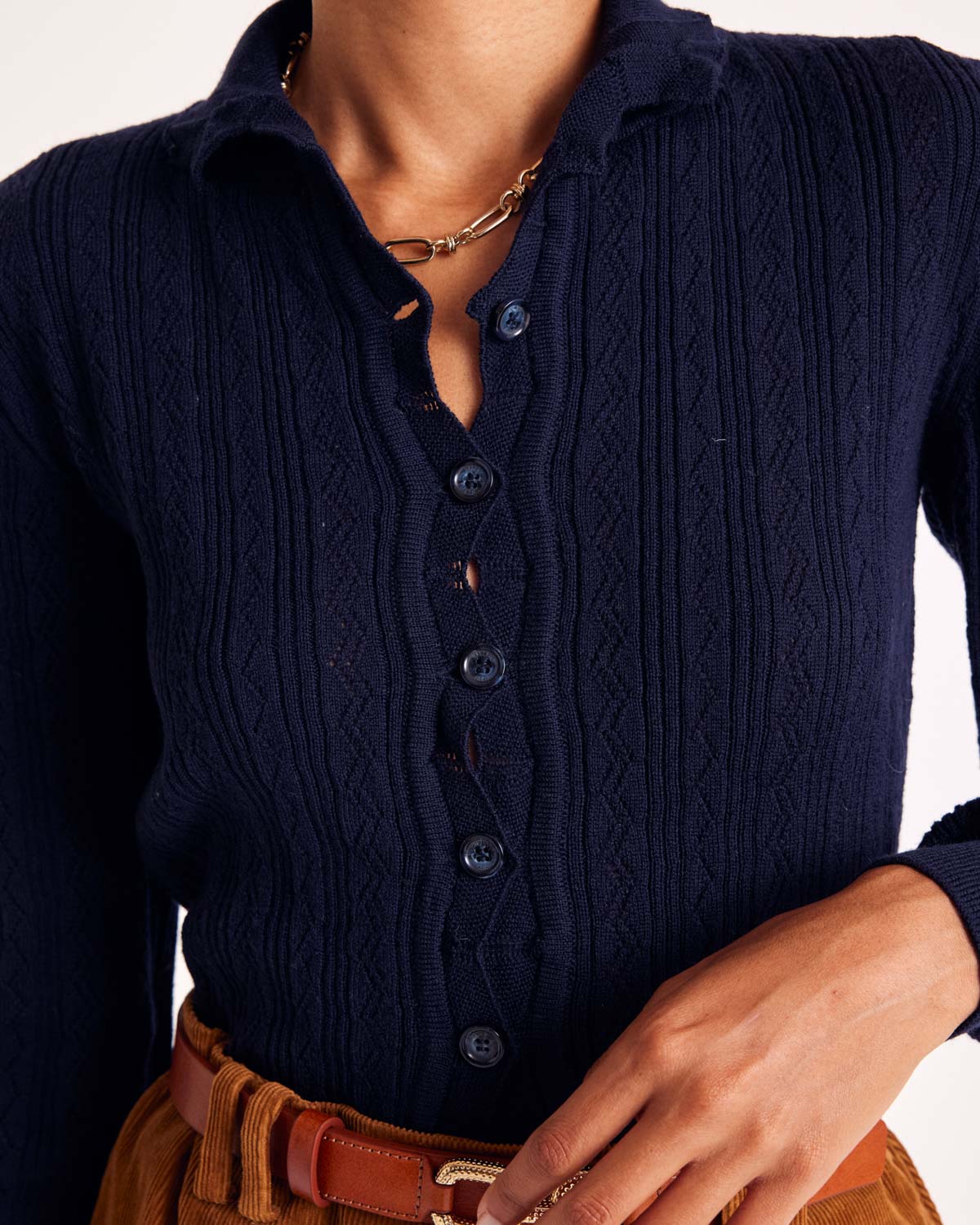 Odile navy blue cardigan