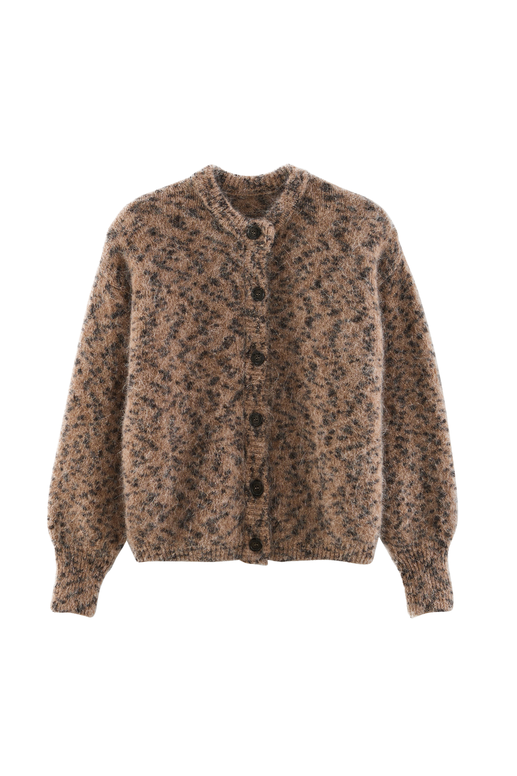 Douceur Cardigan in Sand Cheetah Spot